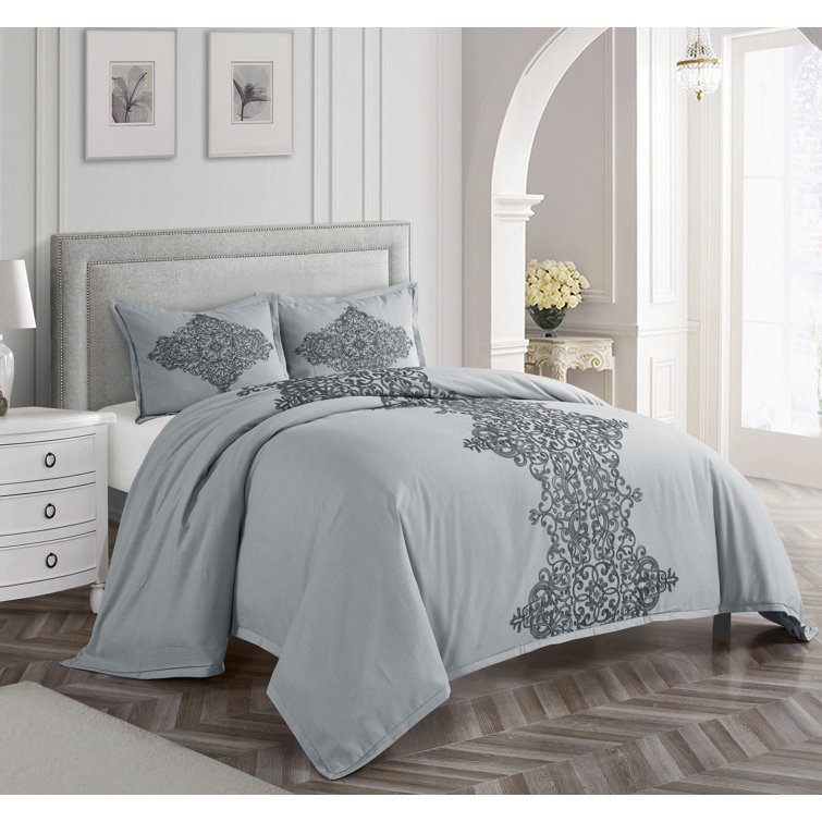 Rosdorf Park Sonora Cotton Blend Duvet Cover Set & Reviews Wayfair